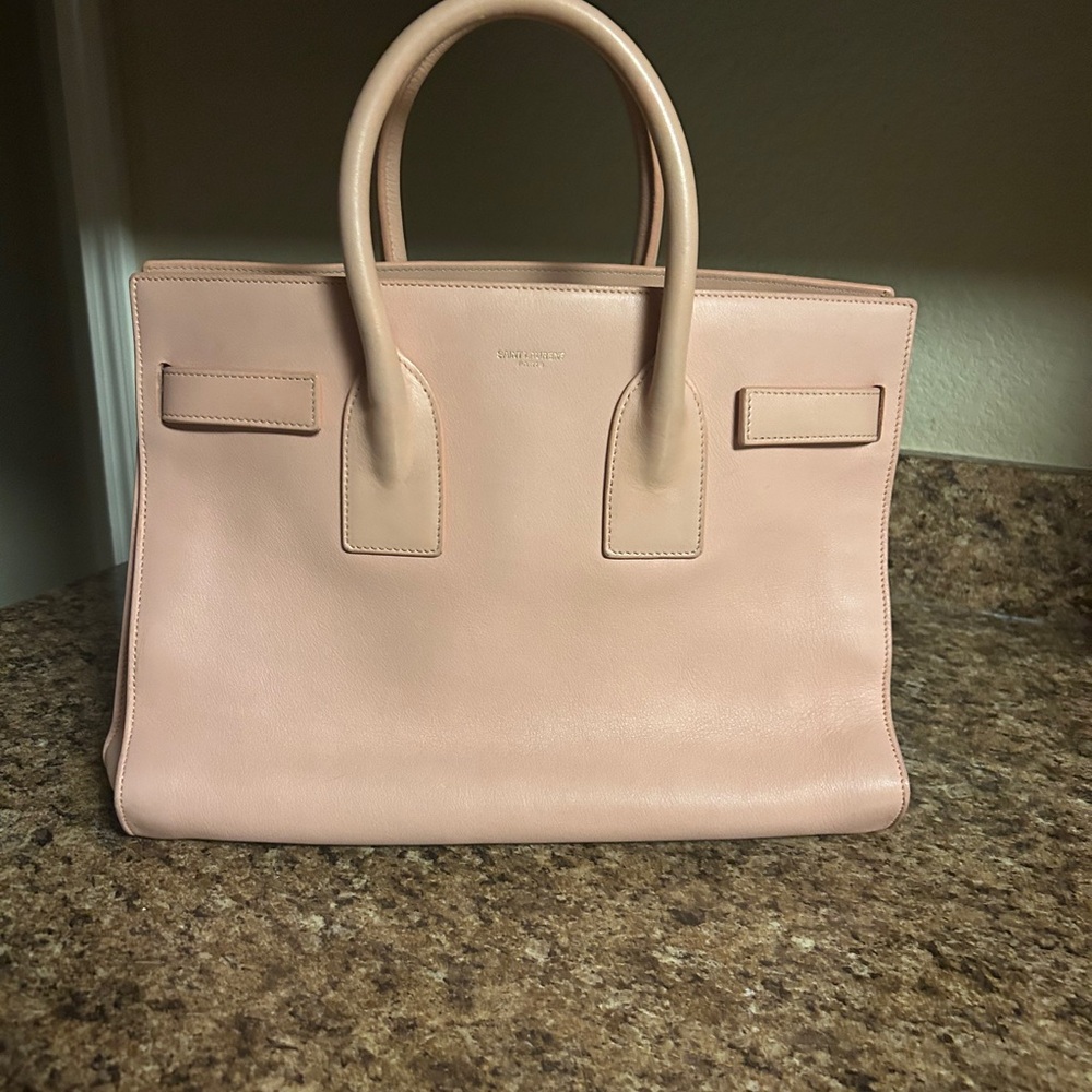 Yves Saint Laurent Sac de Jour Blush Pink Tote